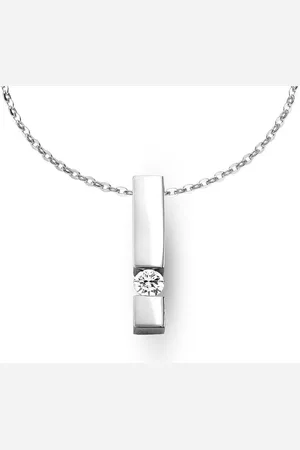 adam & eve Goldkette Halskette 585/- mit 0.25ct Brillant Weißgold 0,25 ct. - Verkäufer: Schmuck u. Trauringe