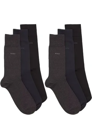 HUGO BOSS Businesssocken Finest Soft Cotton (6-Paar, 6er-Pack) elegant mit eingestricktem Logo - Verkäufer: bodywear-online