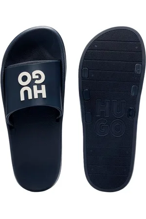 HUGO BOSS Nil Slid Badepantolette mit weichem Textil-Innenfutter - Verkäufer: bonvenon