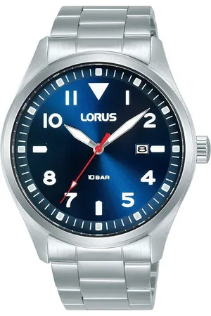 Lorus Quarzuhr RH925QX9, Armbanduhr, Herrenuhr, Edelstahlarmband, bis 10 bar wasserdicht
