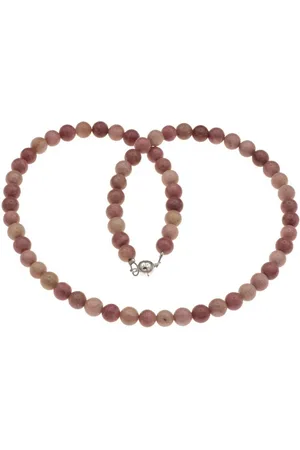 Bella Carina Perlenkette Kette mit 6 mm Rhodochrosit Perlen Magnetverschluss - Verkäufer: