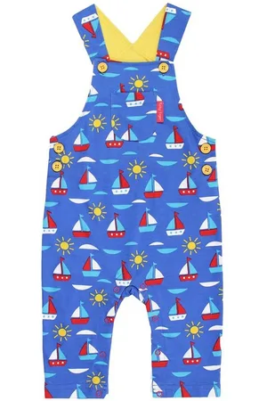 Toby Tiger Latzhose Latzhose mit Segelboot Print - Verkäufer: GmbH