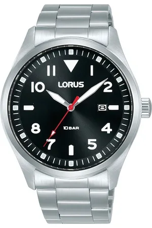 Lorus Quarzuhr RH923QX9, Armbanduhr, Herrenuhr, Edelstahlarmband, bis 10 bar wasserdicht