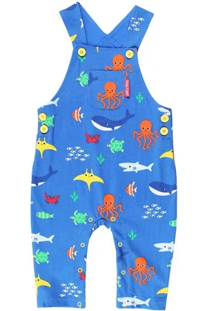 Toby Tiger Latzhose Jersey Latzhose mit Meerestiere Print - Verkäufer: GmbH