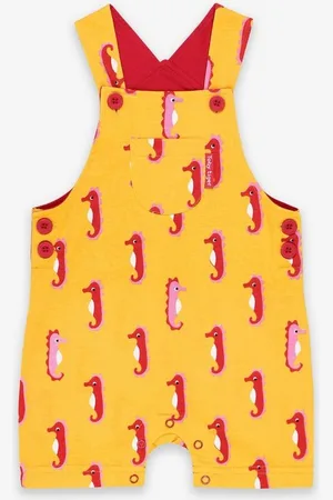 Toby Tiger Latzhose Latzhose mit Seepferdchen Print - Verkäufer: GmbH