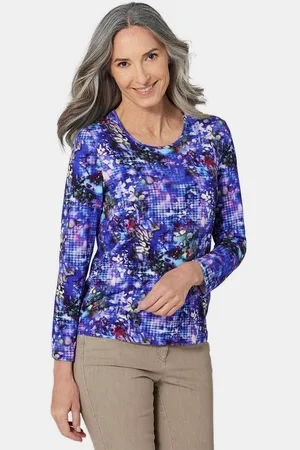 GOLDNER Print-Shirt Langarmshirt mit Druck - Verkäufer: