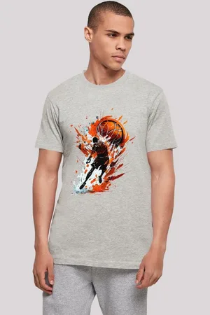 F4NT4STIC T-Shirt Basketball Splash Sport UNISEX Print