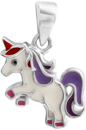 vivance collection Kettenanhänger 925/- Sterling Silber rhodiniert Einhorn