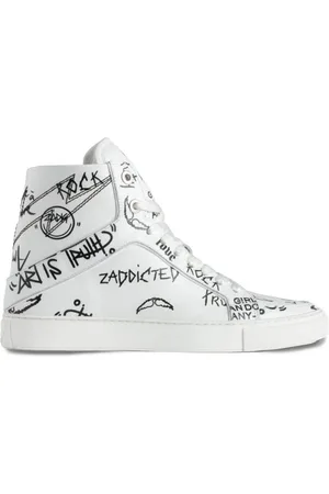 Zadig & Voltaire Sneaker HIGH FLASH SMOOTH CALFSKIN GRA Sneaker - Verkäufer: HENNE