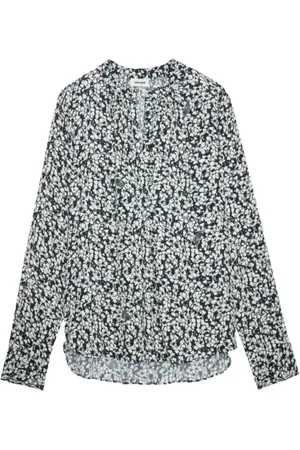 Zadig & Voltaire Langarmbluse Bluse TINK CREPE BICO FLOWERS aus Viskose - Verkäufer: HENNE