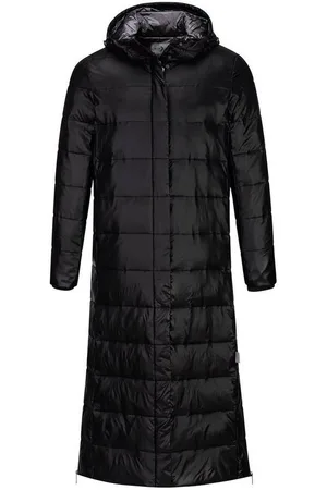 Blue Wave Steppmantel Damen Steppjacke Kaike lang mit verstellbarer Kapuze und Innenfutter - Verkäufer: tomBrook GmbH