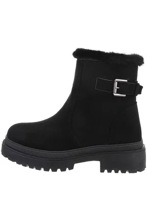 Ital-Design Damen Schnürschuhe Freizeit Plateaustiefelette (84456523) Blockabsatz Plateaustiefeletten in - Verkäufer: