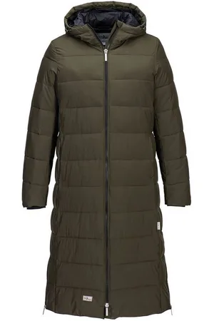 Blue Wave Steppmantel Damen Steppjacke Kaike lang mit verstellbarer Kapuze und Innenfutter - Verkäufer: tomBrook GmbH