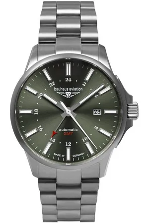Bauhaus Automatikuhr Aviation Automatik GMT Titan - Verkäufer: uhrcenter