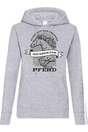Youth Designz Kapuzenpullover "Pfeif auf de Prinzen, ich nehm das Pferd" Damen Hoodie mit lustigem Frontprint - Verkäufer: EmDa Trading GmbH
