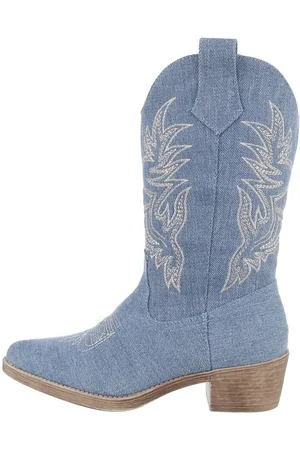 Ital-Design Damen Cowboyboots Western Westernstiefel (84463143) Blockabsatz Western- & Bikerstiefel in - Verkäufer: