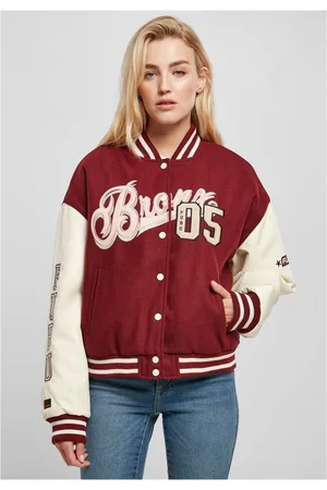 FUBU Collegejacke Damen FW224-006-1 City 05 Varsity Jacket bordeaux/offwhite (1-St)