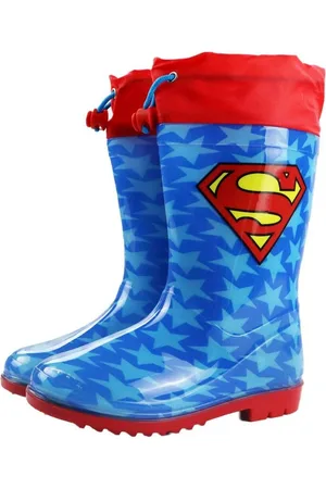 DC Comics Originals Superman Kinder Stiefel Regenstiefel Gummistiefel Gr. 25 bis 34 - Verkäufer: WS-Trend