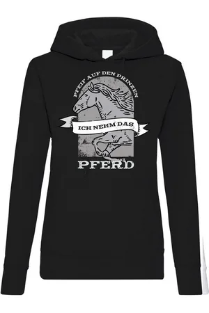 Youth Designz Kapuzenpullover "Pfeif auf de Prinzen, ich nehm das Pferd" Damen Hoodie mit lustigem Frontprint - Verkäufer: EmDa Trading GmbH