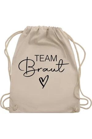 Shirtracer Turnbeutel Team Braut Crew Bride, JGA Junggesellenabschied Frauen - Verkäufer: