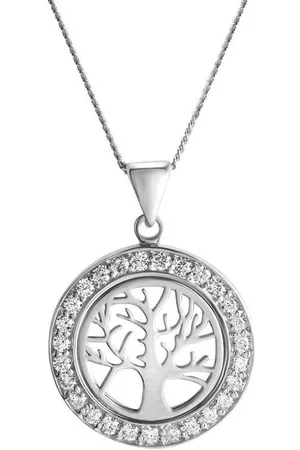 vivance collection Kette mit Anhänger 925-Sterling Silber rhodiniert
