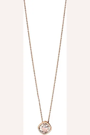vivance collection Kette mit Anhänger 585/- Rotgold glanz Morganit