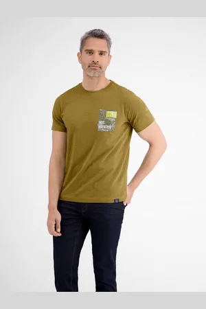 Lerros T-Shirt O-Neck T-Shirt, Brustprint