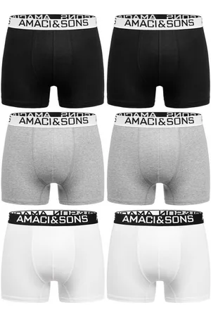 amaci Boxershorts WESTON 6er Pack Boxershorts (6er-Pack) Herren Baumwolle Männer Unterhose Unterwäsche - Verkäufer: