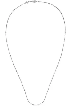 Akitsune Edelstahlkette Pearl Halskette Silber 50 cm // 19.68 In - Verkäufer: Blackskies
