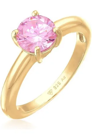 Elli Fingerring Solitär Klassisch Zirkonia Verlobung 925 Silber - Verkäufer: JULIE & GRACE GmbH