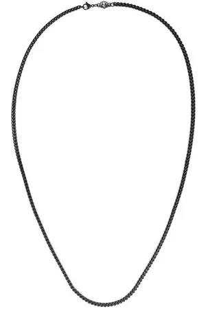Akitsune Edelstahlkette Franco Halskette Mattschwarz 50 cm // 19.68 In - Verkäufer: Blackskies
