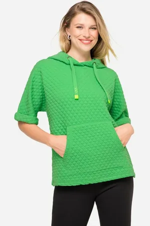 Laurasøn Sweatshirt Sweat-Pullunder Waffel-Jacquard Kapuze - Verkäufer: Popken Fashion Group