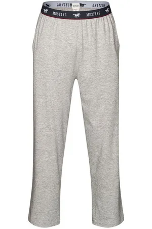 Mustang Loungepants Long Pants Lounge Hose Trousers Freizeithose Schlafanzugshose roter Kontraststreifen und branding - Verkäufer: s2c GmbH
