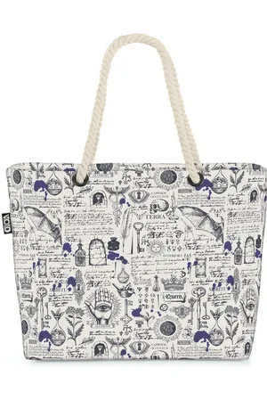 Void Strandtasche (1-tlg), Alchemie Magie Zauber Halloween Hexe Fledermaus Symbole medizin Äskul - Verkäufer: style3