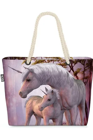 Void Strandtasche (1-tlg), Einhorn Stute Fohlen Fabelwesen einhorn pferd märchen letzte einhorn - Verkäufer: style3