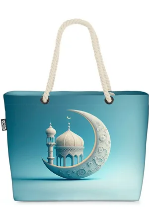 Void Strandtasche (1-tlg), Mo-schee Halbmond Minarett Türkei Mo-schee imam koran ramadan Isl-am - Verkäufer: style3