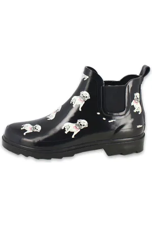 Beck Damen Chelsea Gummistiefel Möpse Gummistiefel wasserdicht und bequem - Verkäufer: