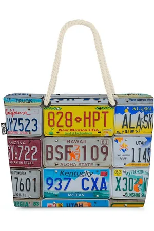 Void Strandtasche (1-tlg), Nummernschilder USA Kennzeichen kennzeichen car schilder blechschild - Verkäufer: style3
