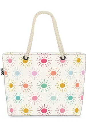 Void Strandtasche (1-tlg), Sonne Comic Sonnenschein sommer muster sommermuster sonne mond sterne - Verkäufer: style3