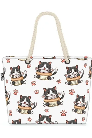 Void Strandtasche (1-tlg), Katze Cupcake Kuchen Japan Manga Sushi Kätzchen japanisch china chine - Verkäufer: style3