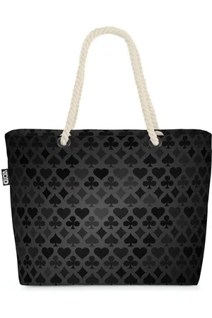 Void Strandtasche (1-tlg), Karo Herz Karten Spielkarten Spielkarten Herz ass bude dame pike casi - Verkäufer: style3