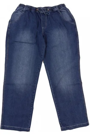 ABRAXAS Schlupfjeans Jeans mit Gummibund in Übergrößen bis 10XL, stonewash - Verkäufer: -online