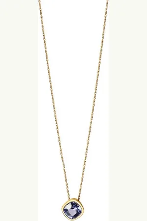 vivance collection Kette mit Anhänger 585/- Gelbgold glanz Tansanit