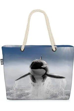 Void Strandtasche (1-tlg), Killerwal Wal Meer Ozean Willy schwertwal free sprung wasser willy an - Verkäufer: style3