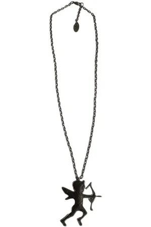ESPRIT Collier ECNL-10009.A.50, Anhängerinlay mit Lederbesatz, altsilber-look - Verkäufer: Gigandet