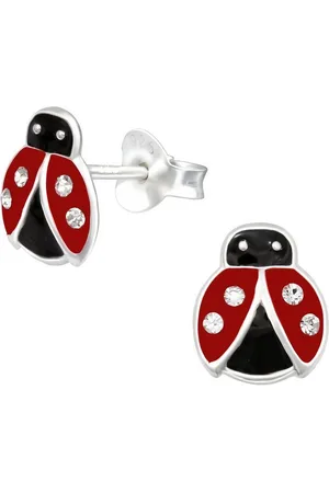 schmuck23 Paar Ohrstecker Kinder Ohrringe Marienkäfer 925 Silber Mädchen Ohrstecker, Mädchen Kinderschmuck echte Silberohrringe - Verkäufer: