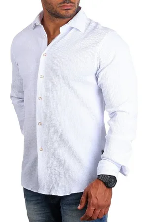 Carisma Langarmhemd Hemd trendige Riffel Optik retro Look stretch 8596 Regular Kentkragen Langarm Uni - Verkäufer: fresh-style