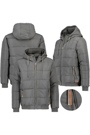 Eight2Nine Steppjacke Herren Winter Jacke Steppjacke Kapuzenjacke Stehkragen Warm Gesteppt - Verkäufer: fashion-victim-style