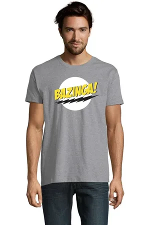 Blondie & Brownie T-Shirt Herren Bazinga Logo Sheldon Big Bang Theorie - Verkäufer: Hubihu