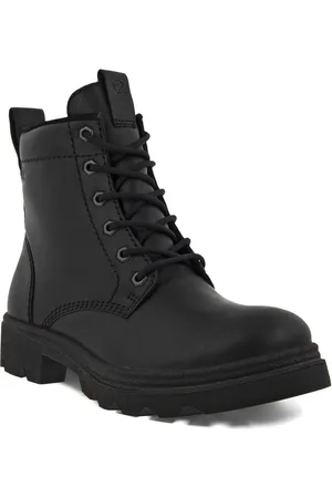 Ecco GRAINER W Schnürboots, Stiefelette, Winterboots, Blockabsatz, mit Schurwollfutter